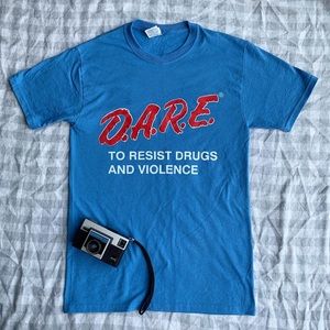 Blue D.A.R.E T-shirt